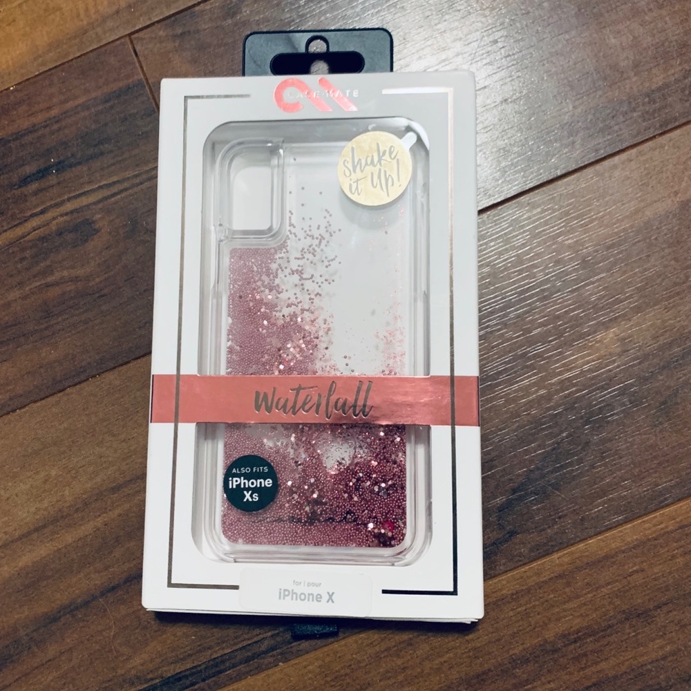 Case Mate Waterfall Rose Gold iPhone X Case
